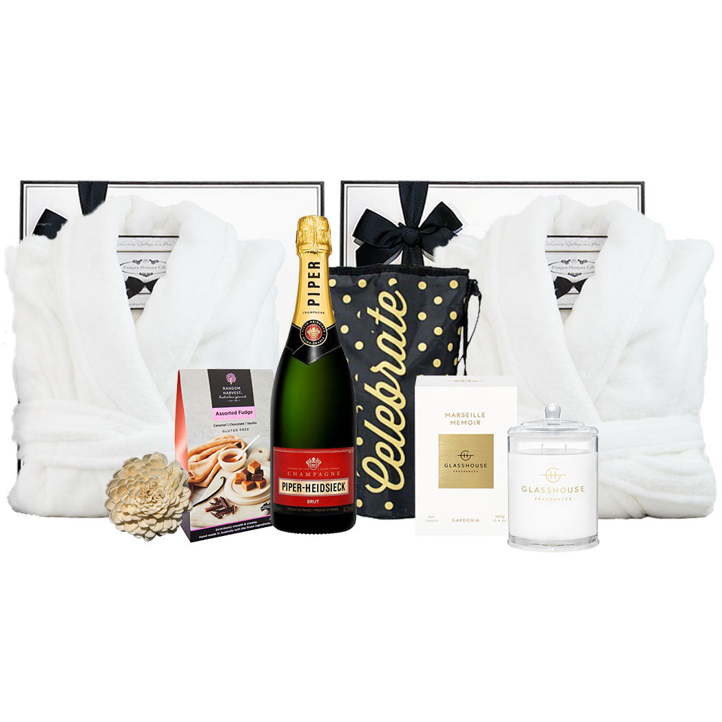 His and Hers pamper hamper with Piper Heidsieck 