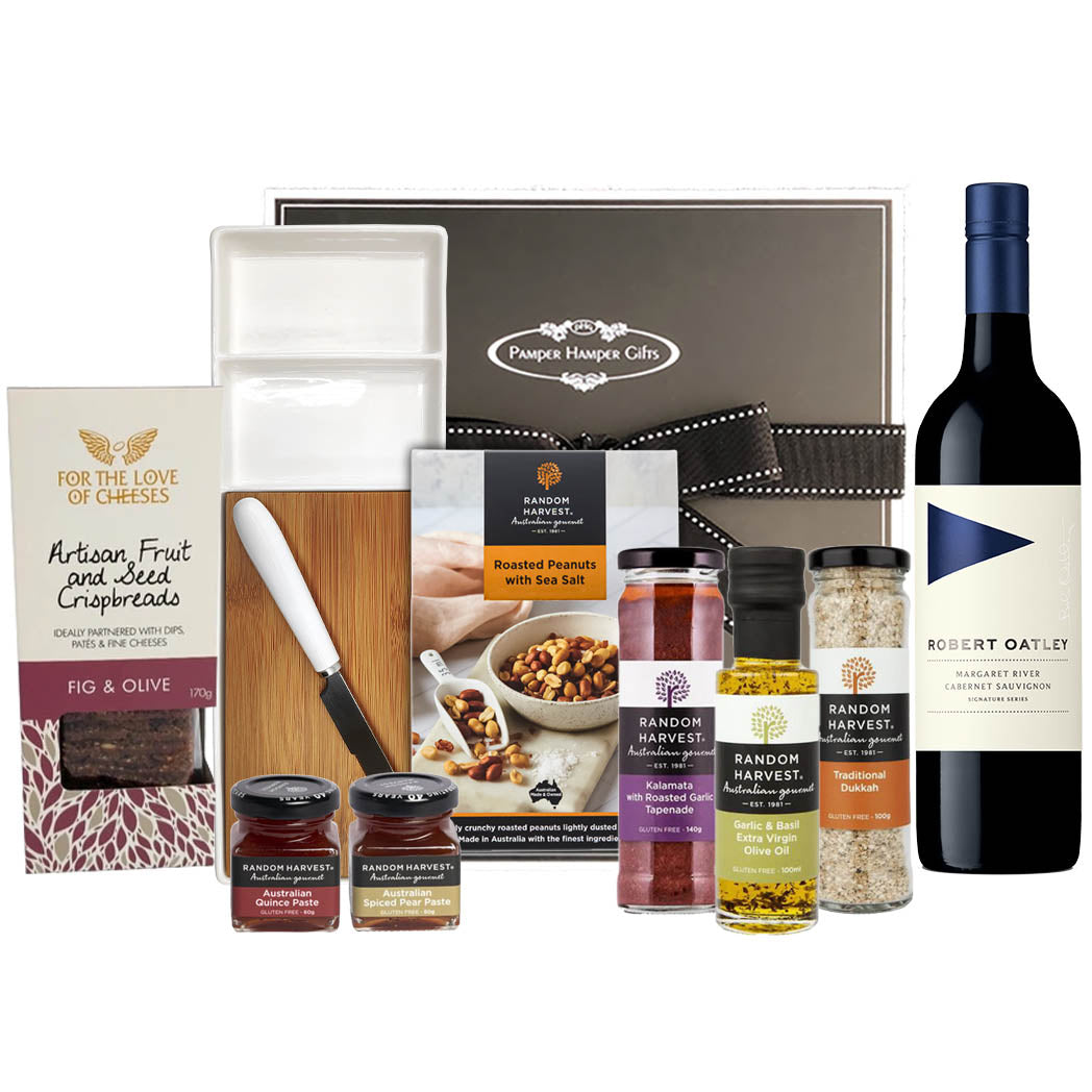 Everything but the Cheese Red Wine Hamper