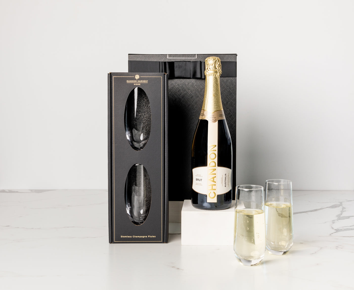 Chandon with Champagne Flutes Hamper