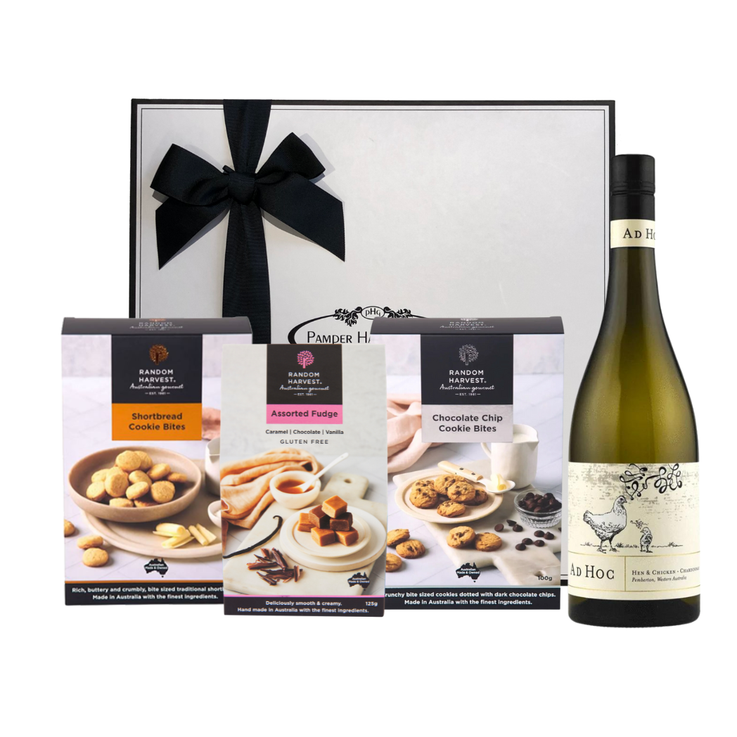 Ad Hoc Chardonnay and Sweet Bites Gift Hamper