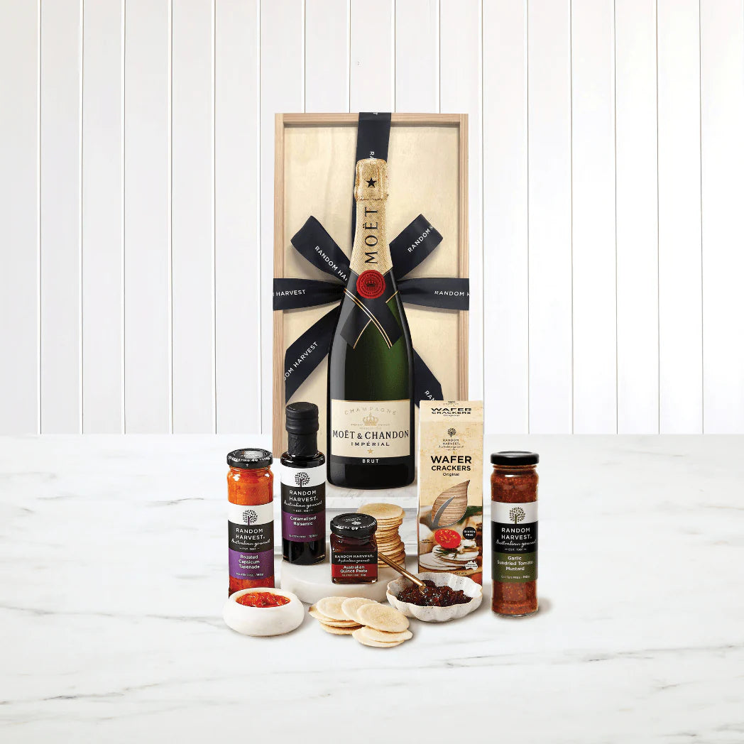 The Moët Savoury Selection Crate