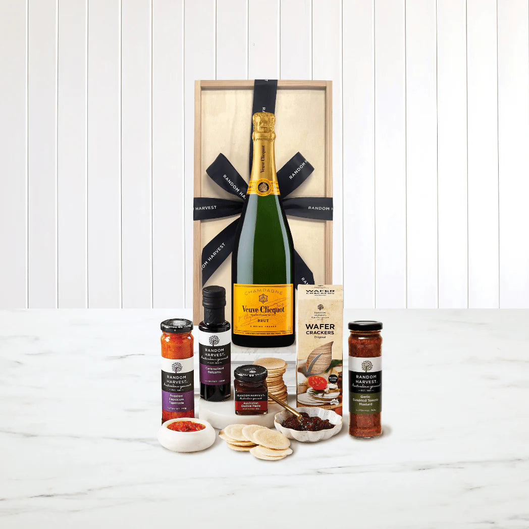 The Veuve Savoury Selection Crate