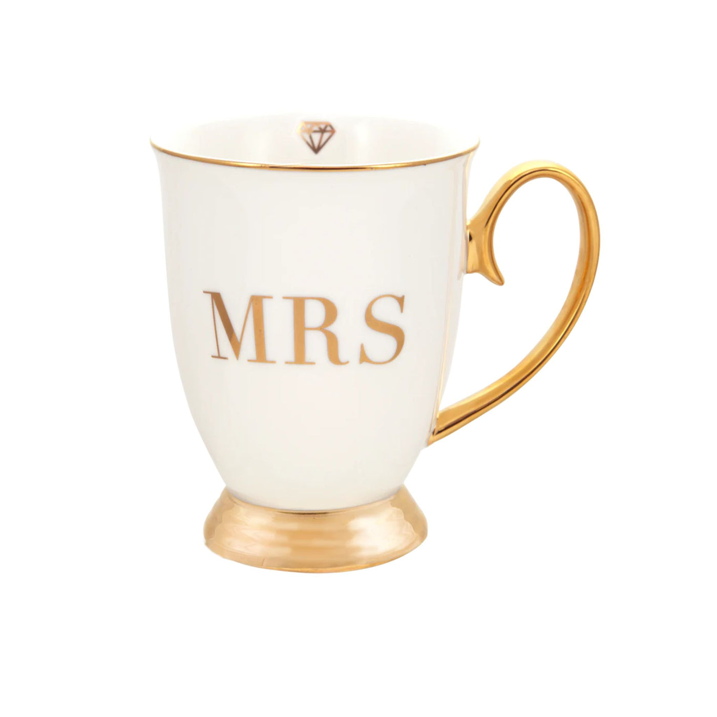 Cristina Re "Mrs" Mug 24 ct Gold Plated