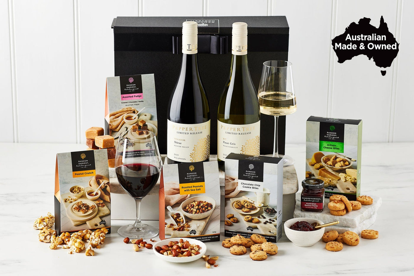 Premium Red & White Wine Luxury Hamper
