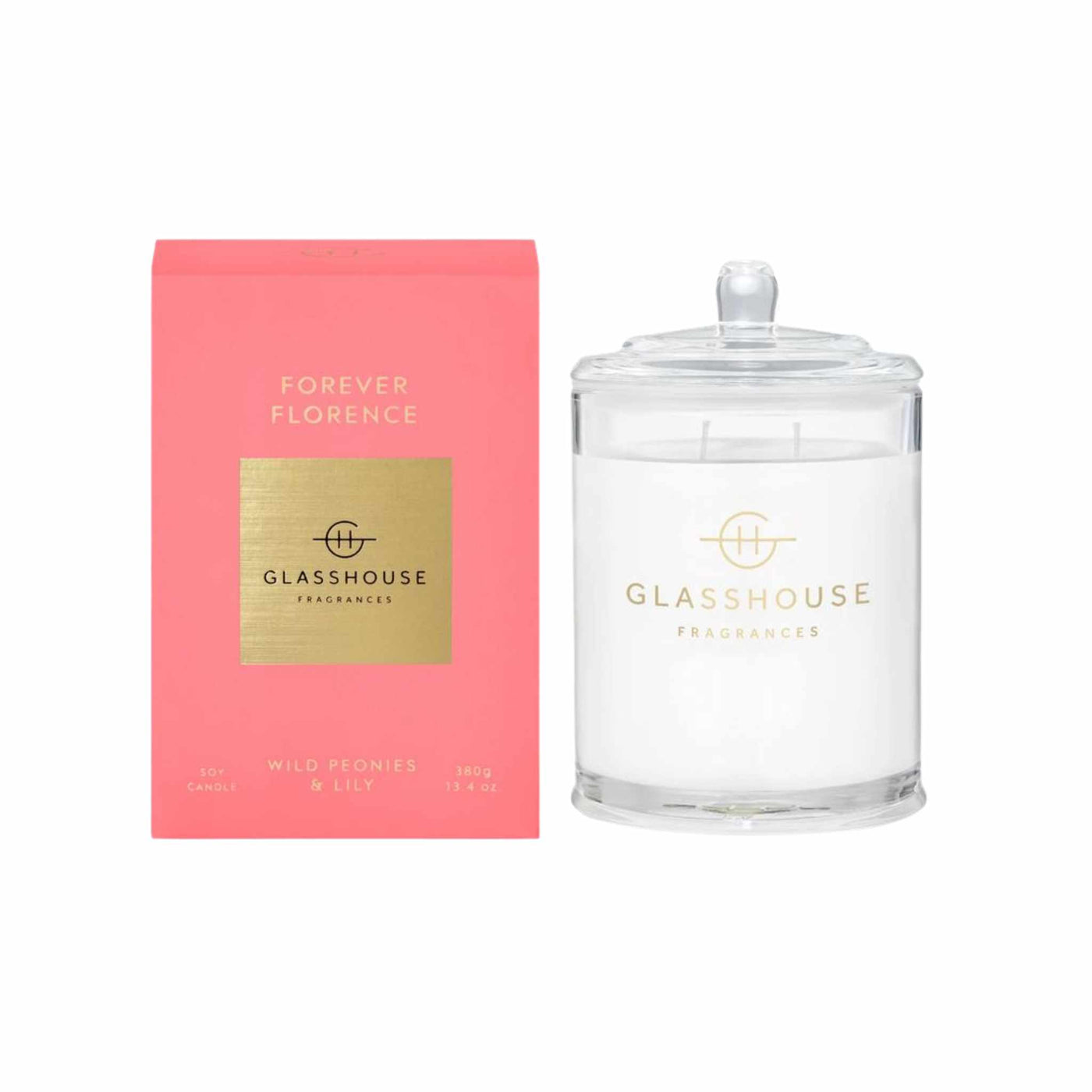 Glasshouse Fragrances Forever Florence Candle 380g